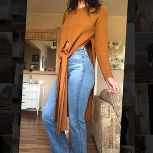 Fashion Nova front tie sweater